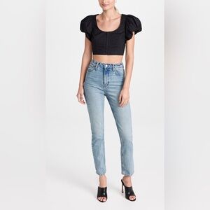 Reformation
Liza Ultra High Rise Straight Jeans